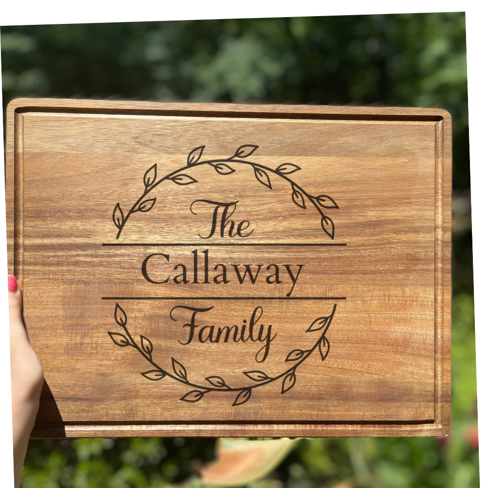 Personalized Family Name  Charcuterie Board