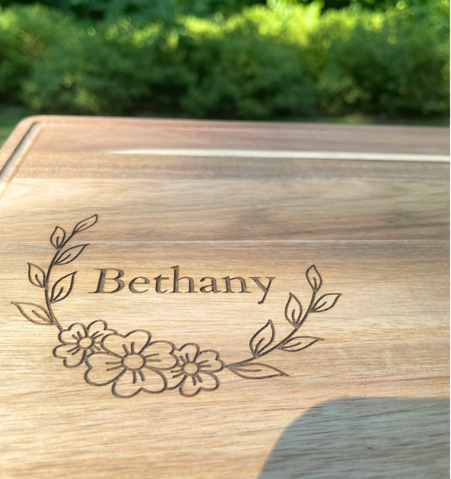 Custom Name Charcuterie Board for Housewarming Gift